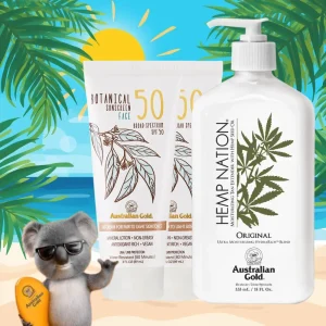 Set 2xBotanical SPF 50 svetla in Hemp Nation Original