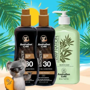 2xSPF 30 bronzer in 1xHemp Nation Agave&Lime