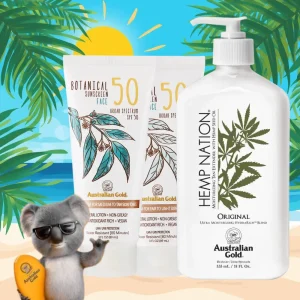 Set 1xBotanical SPF 50 svetla 1xBotanical SPF 50 srednje temna in Hemp Nation Original