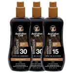 2xSPF 30 bronzer in 1xSPF 15 bronzer