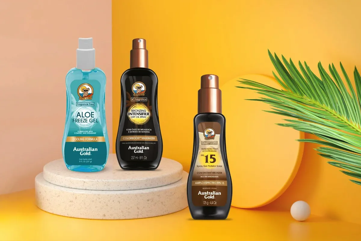Australian Gold spray gel bronzer za pospešeno porjavitev z zaščitnim faktorjem