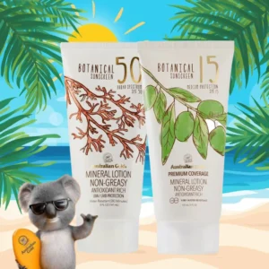 Botanical komplet SPF50 in SPF15 losjon