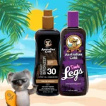 Akcijski komplet Australian Gold vključuje Bronzer sprej gel SPF 30 in Dark Legs za lepšo porjavitev ter sijoč videz nog. Ugodna poletna nega v enem kompletu.