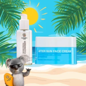 Čistilno olje za obraz+After Sun krema za obraz