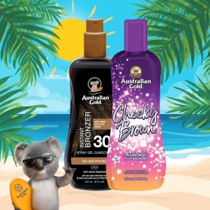 Komplet za porjavitev SPF 30 z bronzerjem in Cheeky Brown