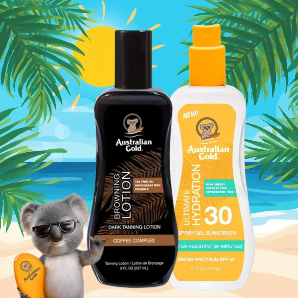 Browning Lotion + SPF 30 1 Australian Gold komplet Browning Lotion + SPF 30